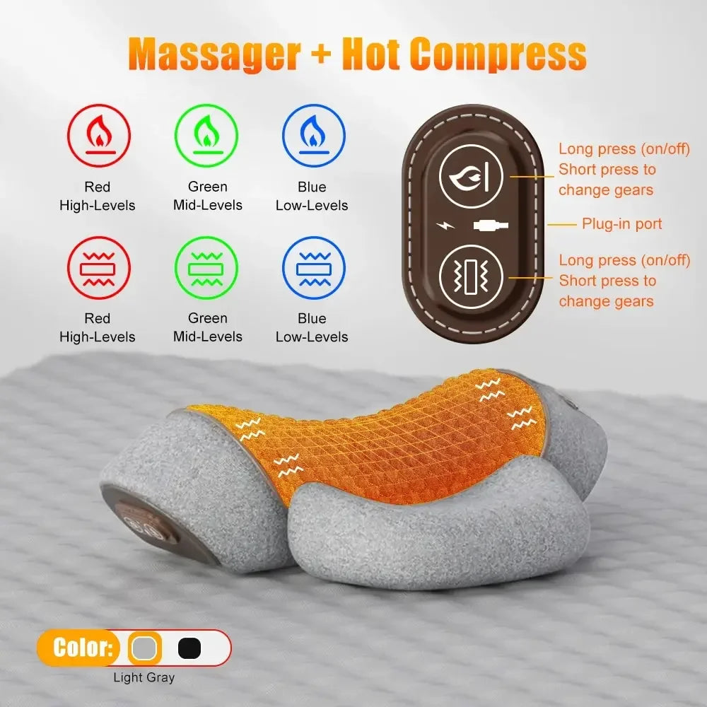 Värme Massage Nack Kudde