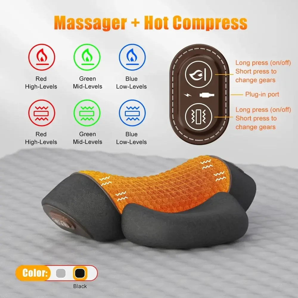 Värme Massage Nack Kudde
