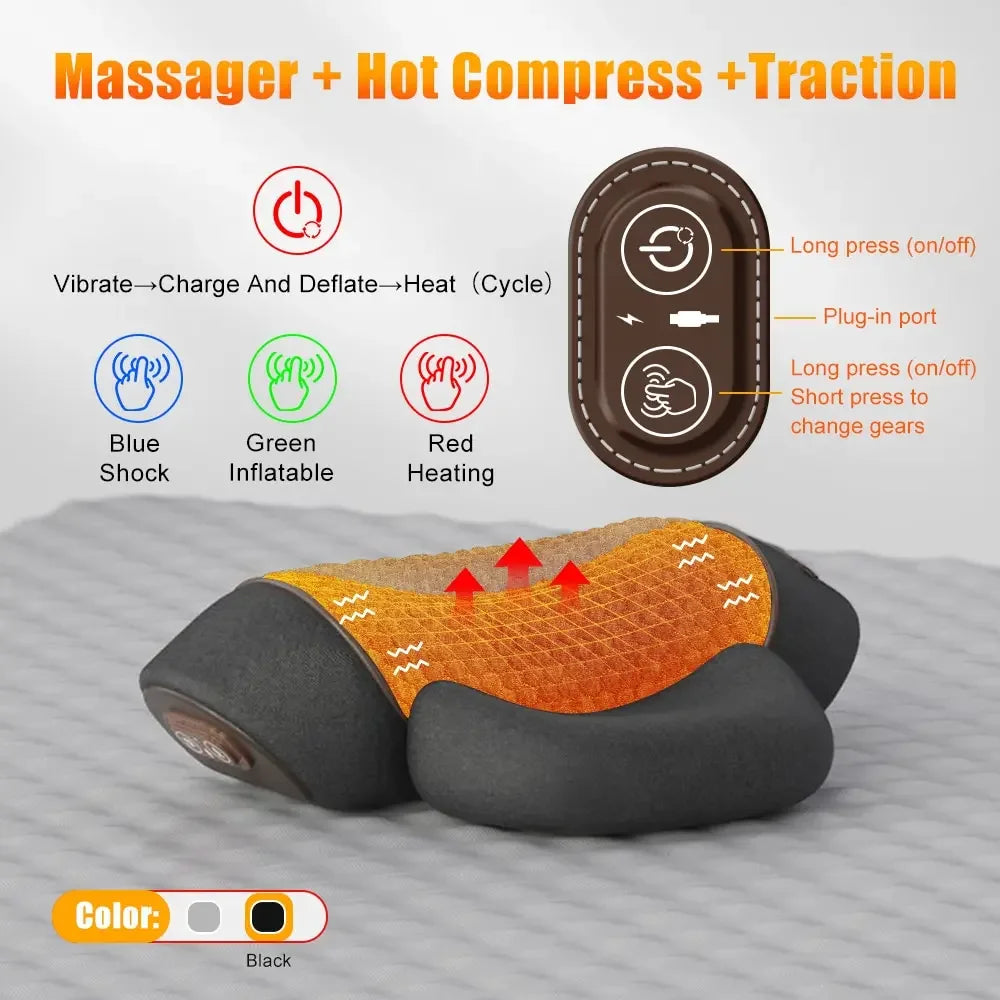 Värme Massage Nack Kudde