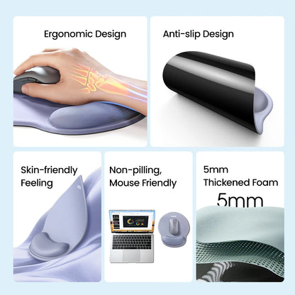 Ergonomisk Musmatta med Handledstöd